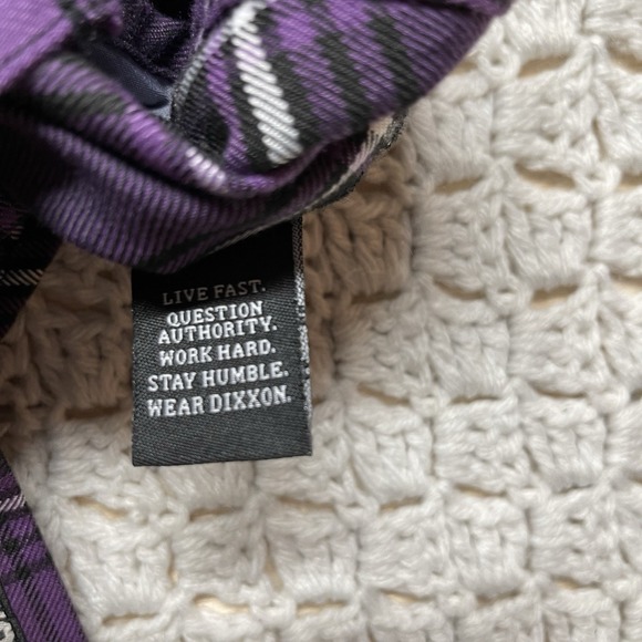 Dixxon Flannel Shirt Mens M Plaid Purple The Regan Limited Edition Long Sleeve - Picture 12 of 13